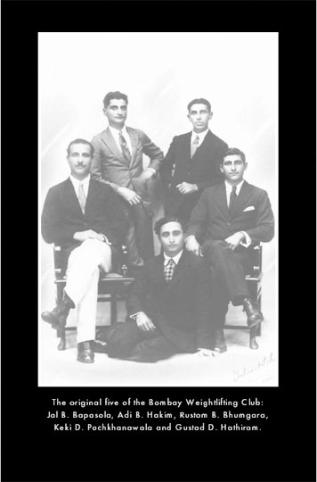A studio portrait of the original riders before they set out from Bombay in 1923